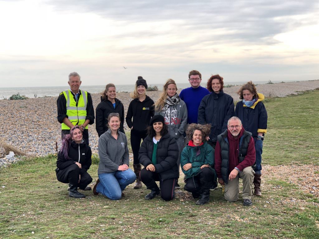 international womens day Working with volunteers at Sandwich Bay