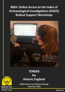 Front cover for MSDS Marine's tender for the new OASIS rollout support workshops