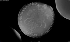 CT scan of a coin from the Rooswijk